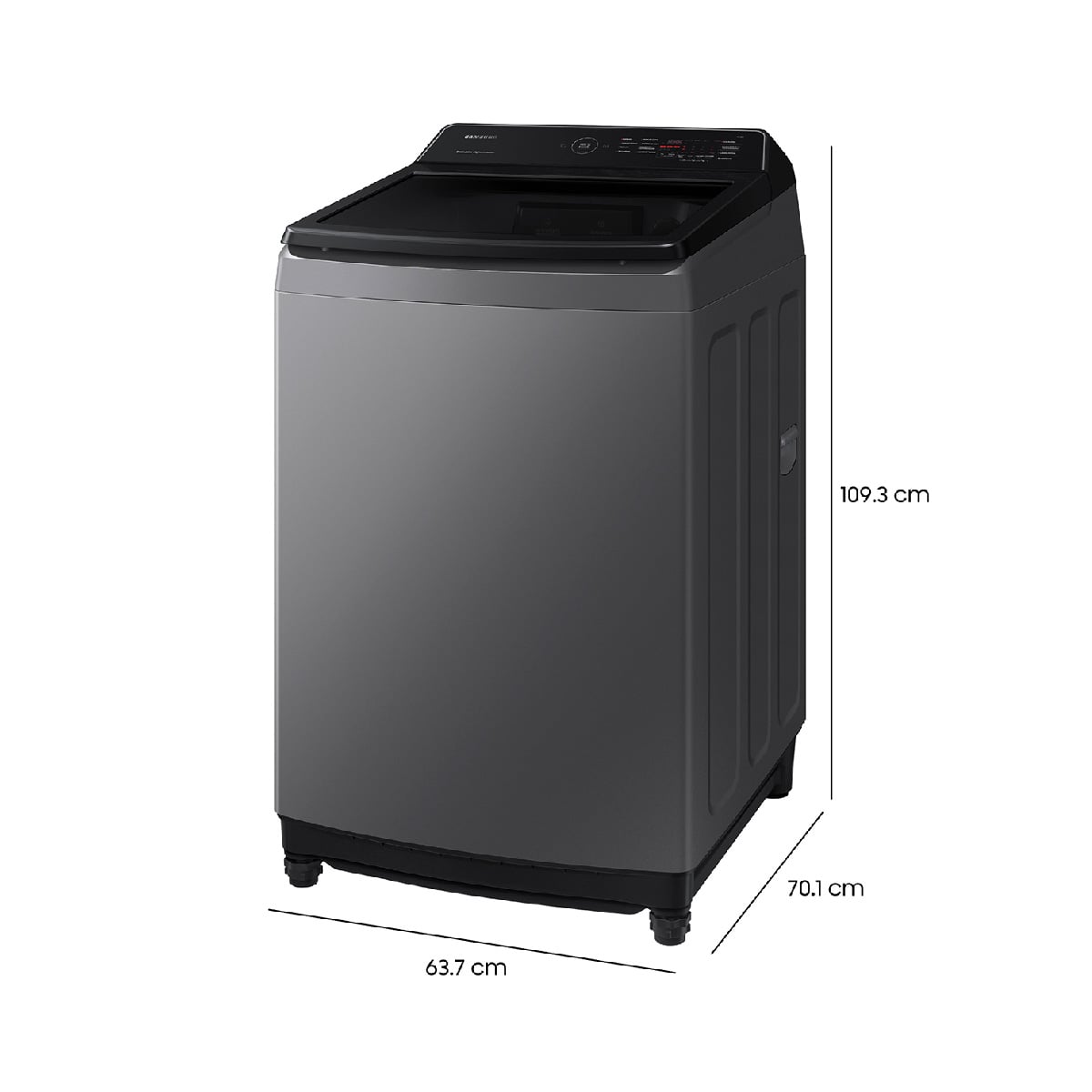 LAVADORA CARGA SUPERIOR SAMSUNG WA19CG6441BD 19KG GRAFITO - 3