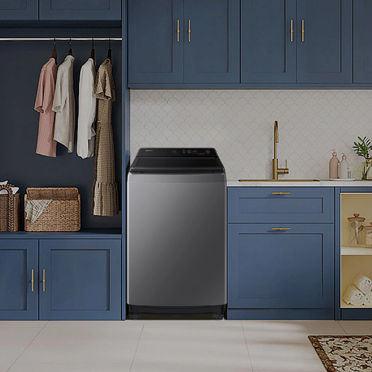 LAVADORA CARGA SUPERIOR SAMSUNG WA19CG6441BD 19KG GRAFITO - 4