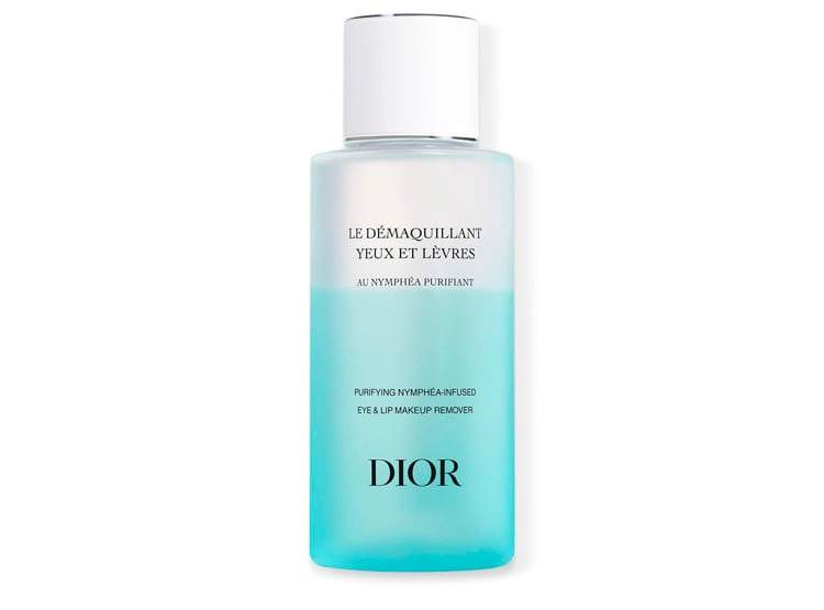 DESMAQUILLANTE DE OJOS Y LABIOS DIOR TRATAMIENTO BIFÁSICO CON EXTRACTO DE NENÚFAR BLANCO 125 ML - 1