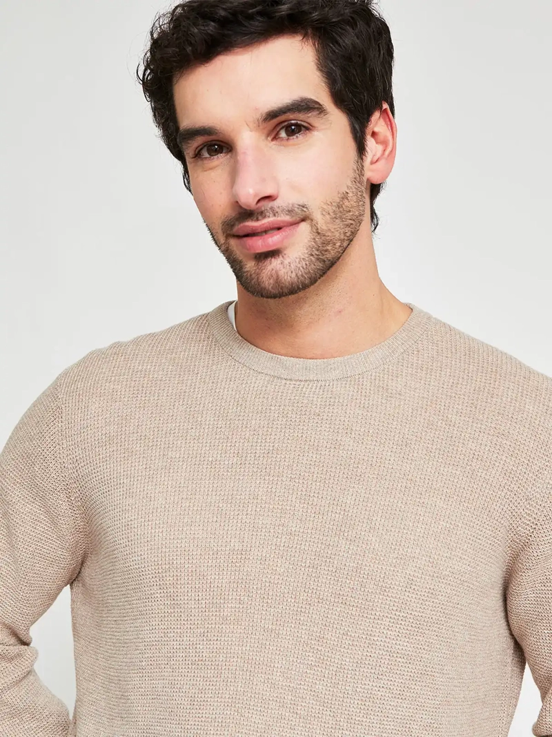 SWEATER HOMBRE MARQUIS ALGODÓN TEXTURADO - 3