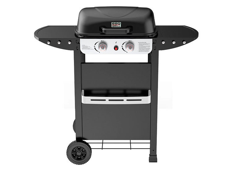 PARRILLA A GAS BBQ GRILL DENVER PRO 2Q GRIS - 1
