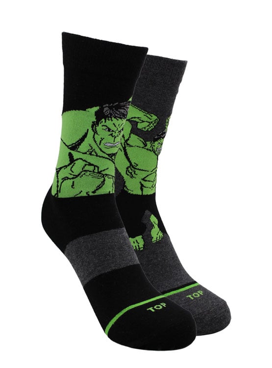 CALCETINES NIÑO TOP MARVEL HULK
