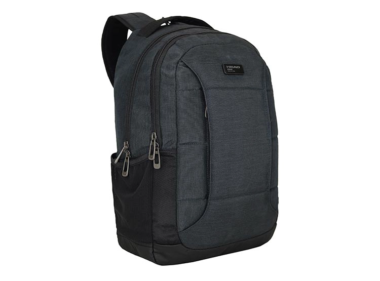MOCHILA HEAD STOUT MELANGE GRIS OSCURO - 2