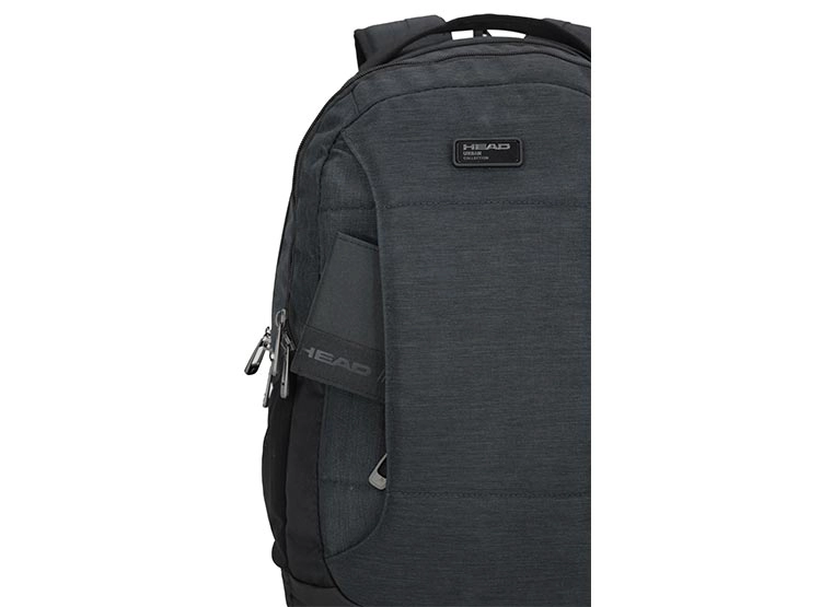 MOCHILA HEAD STOUT MELANGE GRIS OSCURO - 9