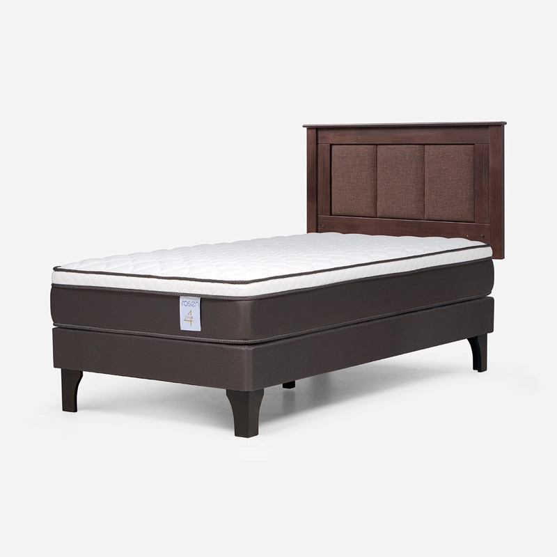 JUEGO DE DORMITORIO ROSEN CAMA EUROPEA NEW STYLE 4 PLUS 1 PLAZA + RESPALDO RACHEL - 2