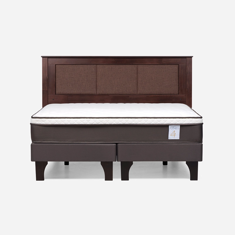 JUEGO DE DORMITORIO ROSEN CAMA EUROPEA NEW STYLE 4 PLUS KING + RESPALDO RACHEL - 1
