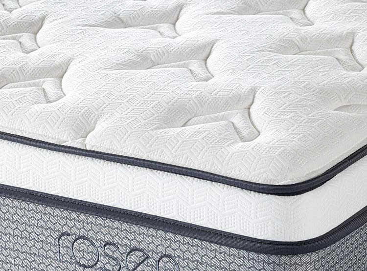 JUEGO DE DORMITORIO ROSEN CAMA EUROPEA INDIE KING AZUL + SET ISSEY GRIS - 6