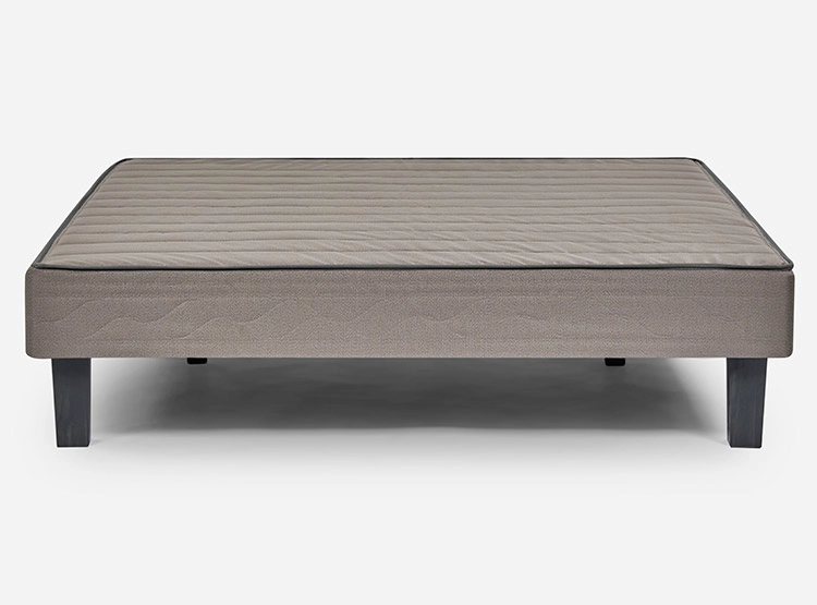 BASE CAMA ROSEN EUROPEA CENIZA BN 2 PLAZAS CAFÉ CLARO - 2