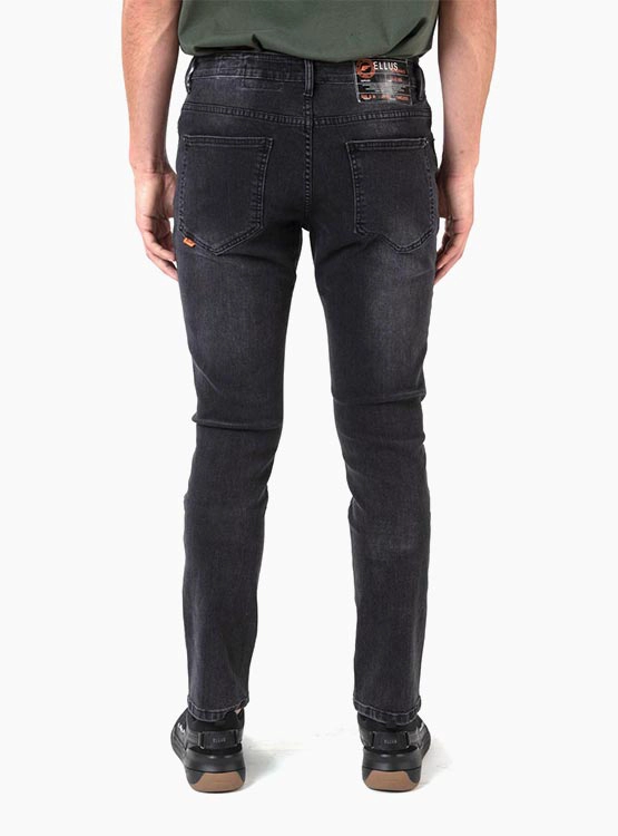 JEANS SLIM HOMBRE ELLUS BLACK FIVE POCKETS BASIC - 3