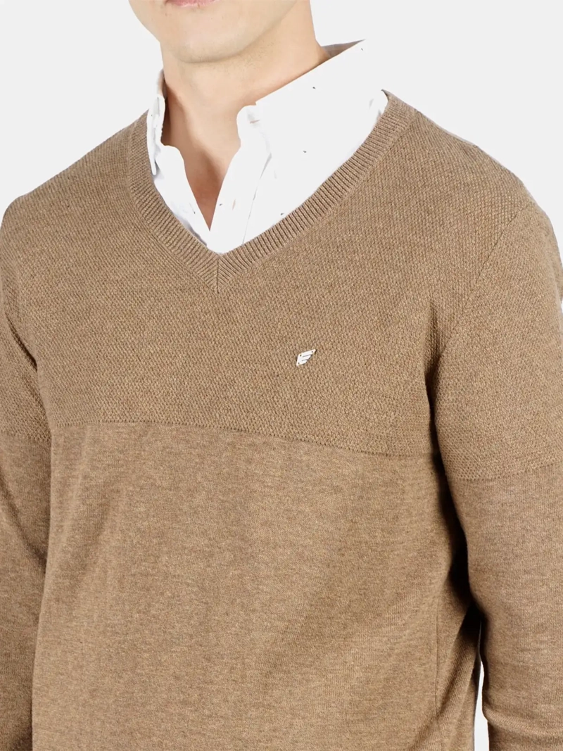SWEATER HOMBRE ELLUS VNECK REGULAR FIT - 4