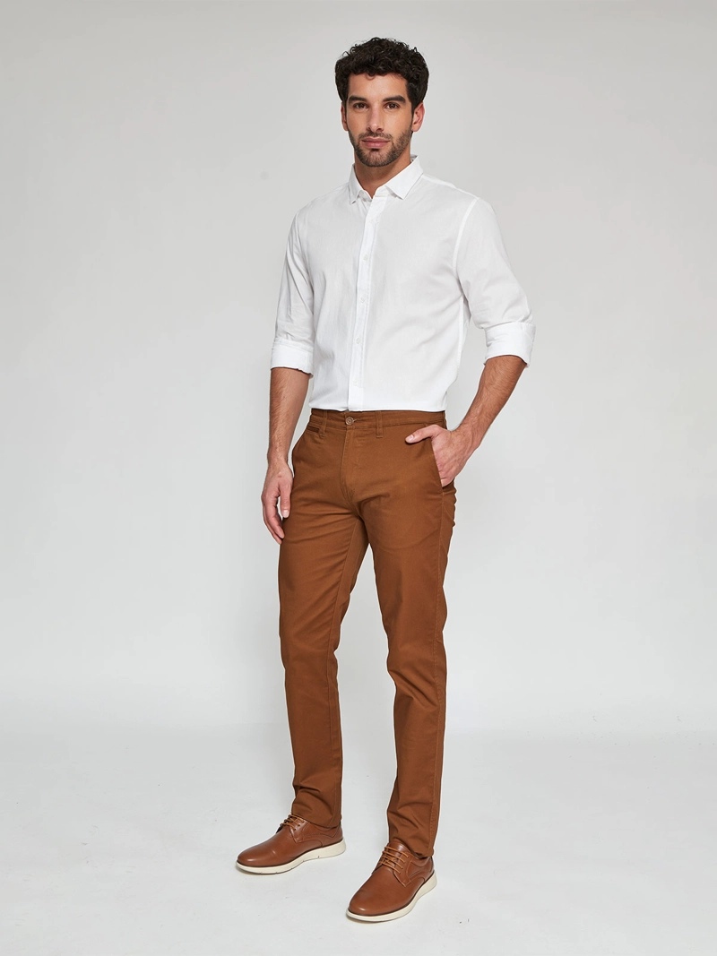CAMISA HOMBRE CACHAREL ALGODÓN LAVADA - 4