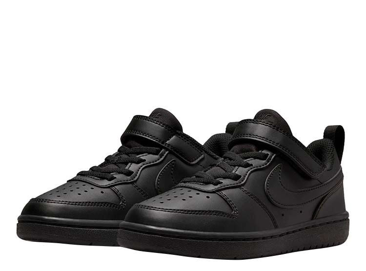 ZAPATILLAS NIÑO NIKE NEGRO COURT BOROUGH LOW RECRAFT - 2