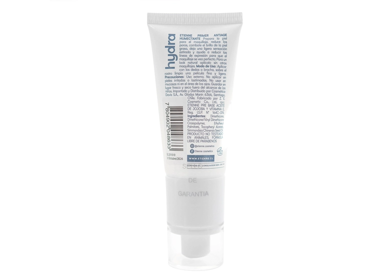 PRIMER ETIENNE HYDRA ACEITE JOJOBA VITAMINA E 30 ML - 2