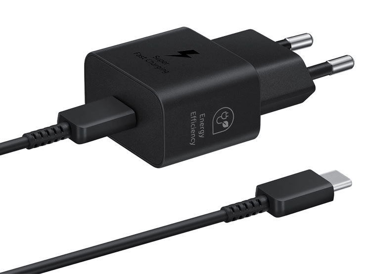 CARGADOR CELULAR SAMSUNG 25 W EP-T2510XBEGCH TIPO C NEGRO CON CABLE - 4