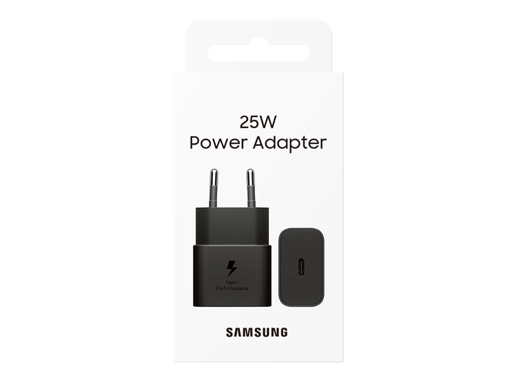 CARGADOR CELULAR SAMSUNG 25 W EP-T2510NBEGCH TIPO C NEGRO SIN CABLE - 6