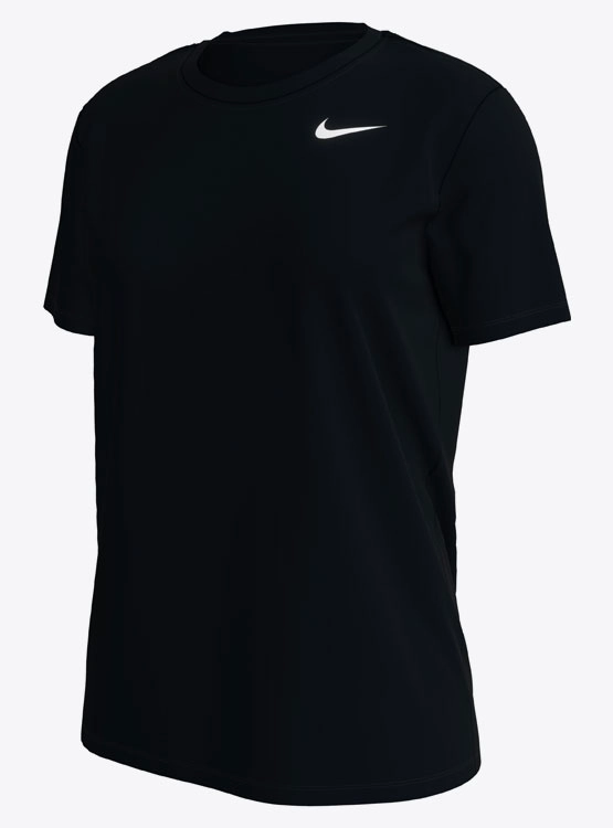 POLERA NIKE DF RLGD SS TEE NEGRO - 3