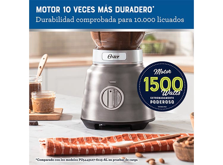 LICUADORA OSTER OSTERIZER MAX 1500W 1.75 L IZER MAX VASO VIDRIO  - 8