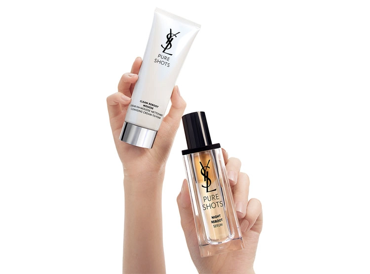LIMPIADOR FACIAL YVES SAINT LAURENT PURE SHOTS CLEAN REBOOT MOUSSE 125 ML - 6