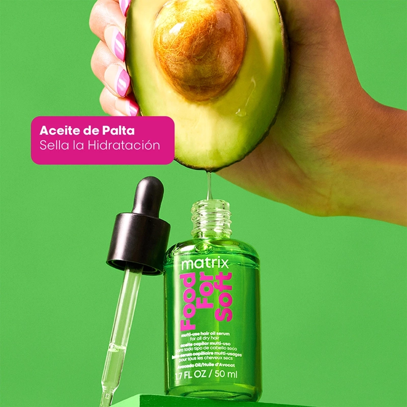 ACEITE HIDRATANTE MATRIX CABELLO SECO FOOD FOR SOFT 50 ML - 5