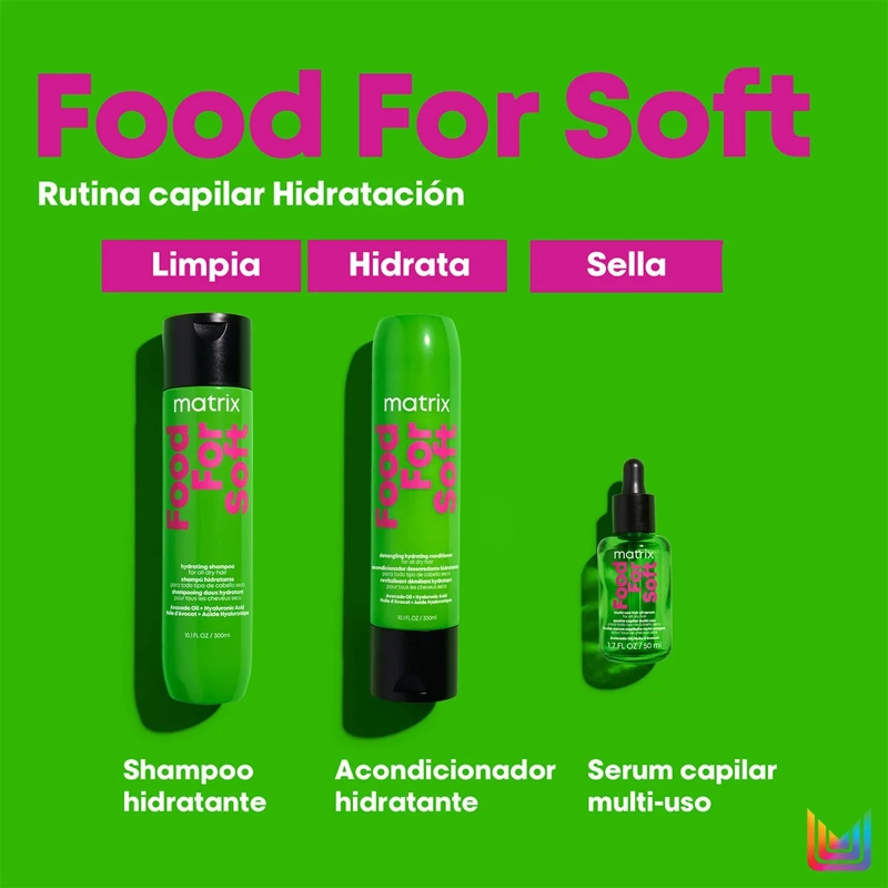 ACEITE HIDRATANTE MATRIX CABELLO SECO FOOD FOR SOFT 50 ML - 8