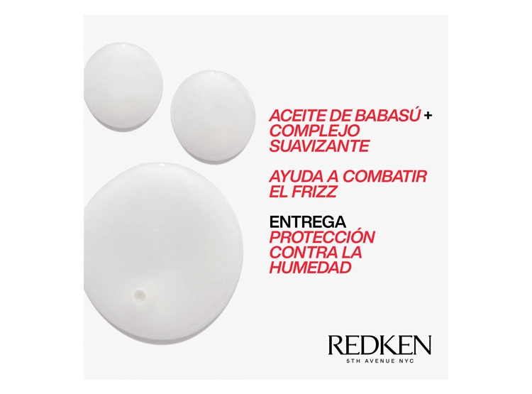 SET CAPILAR REDKEN SHAMPOO 300 ML + ACONDICIONADOR 300 ML FRIZZ DISMISS ANTIFRIZZ - 5