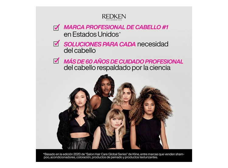 SET CAPILAR REDKEN SHAMPOO 300 ML + ACONDICIONADOR 300 ML FRIZZ DISMISS ANTIFRIZZ - 7