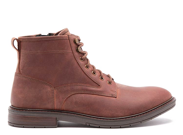 BOTINES CUERO HOMBRE GUANTE CAFE CASPER