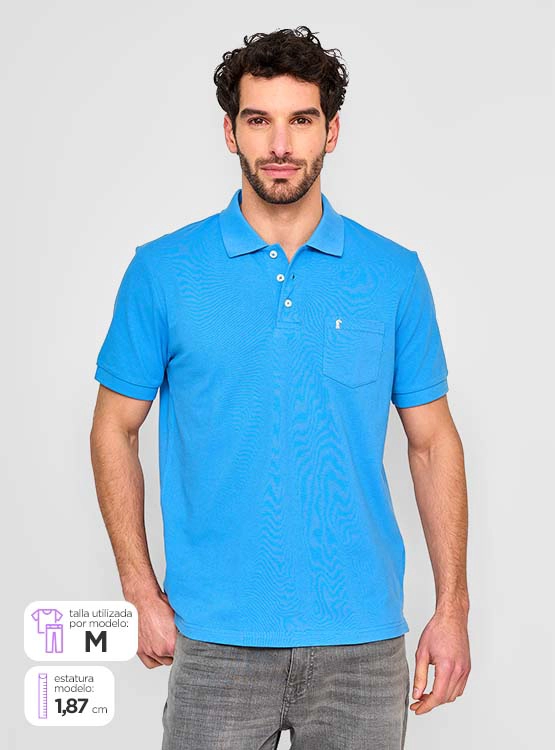 POLERA KENNETH STEVENS PIQUÉ CON BOLSILLOS - 1