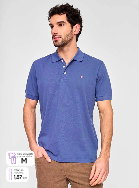 POLERA KENNETH STEVENS PIQUÉ SIN BOLSILLO