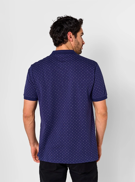 POLERA KENNETH STEVENS PIQUÉ PRINT - 2