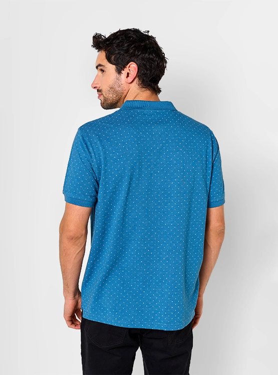 POLERA KENNETH STEVENS PIQUÉ PRINT - 2
