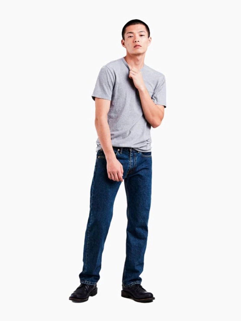JEANS HOMBRE LEVI'S ALGODÓN 505 REGULAR FIT - 1