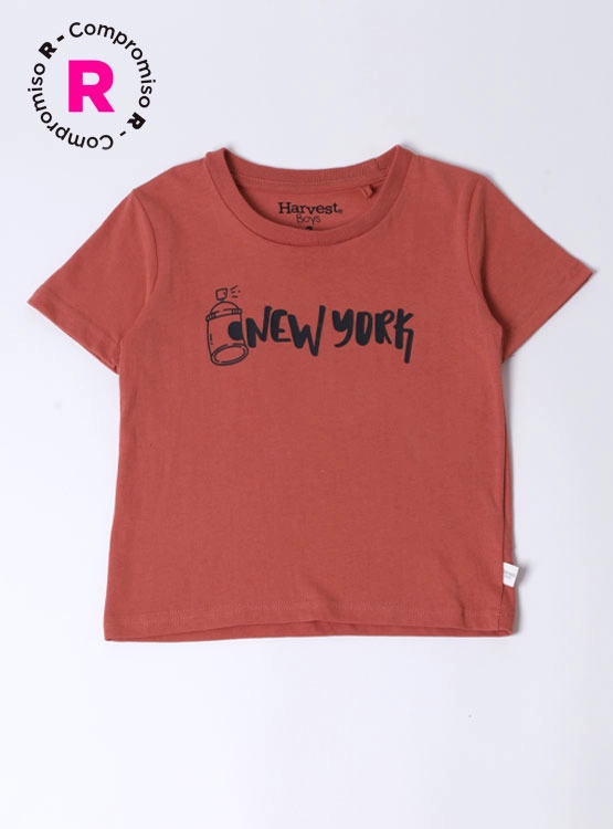 POLERA MANGA CORTA NIÑO HARVEST - 1