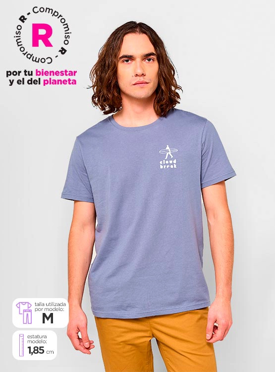 POLERA MANGA CORTA ALGODÓN HOMBRE CLOUDBREAK - 1