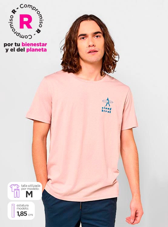 POLERA MANGA CORTA ALGODÓN HOMBRE CLOUDBREAK
