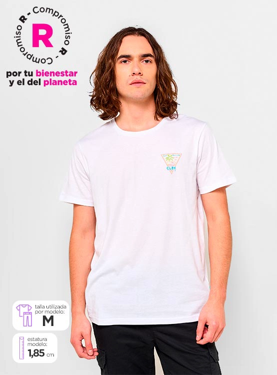 POLERA MANGA CORTA ALGODÓN HOMBRE CLOUDBREAK