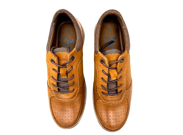 ZAPATOS CUERO HOMBRE JARMAN CAMEL HKYM17-03 - 4