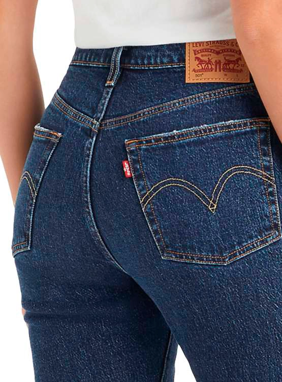 JEANS ALGODÓN MUJER LEVI'S 501 TIRO ALTO - 4