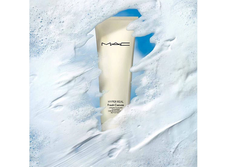 LIMPIADOR FACIAL MAC HYPER REAL FRESH CANVAS CREAM TO FOAM 125 ML - 3