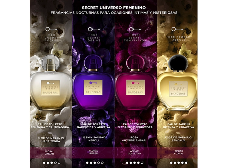 PERFUME ANTONIO BANDERAS HER SECRET ABSOLU MUJER EDP 80 ML - 9
