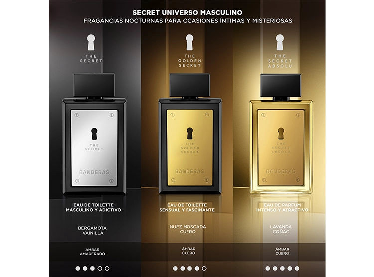 PERFUME ANTONIO BANDERAS HER SECRET ABSOLU HOMBRE EDP 100 ML - 5