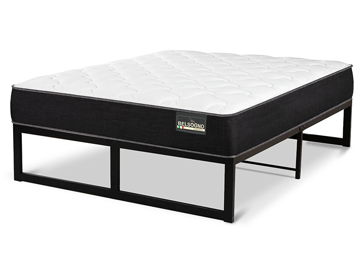 CAMA EUROPEA BELSOGNO IRON SMART PLUS 2 PLAZAS NEGRO - 2