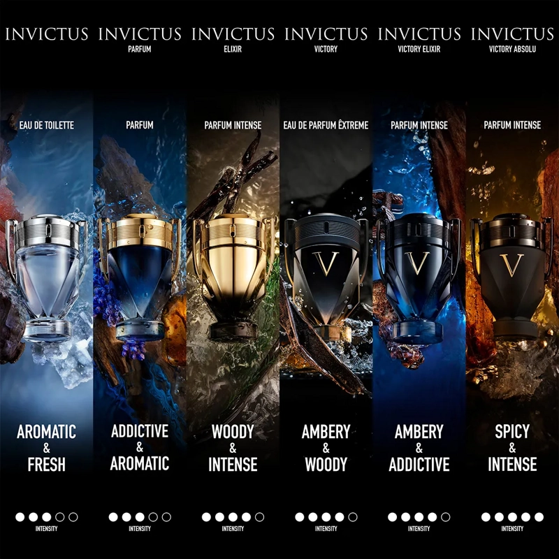 PERFUME RABANNE INVICTUS HOMBRE 100 ML - 4