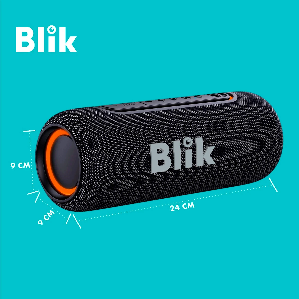 PARLANTE BLUETOOTH PORTÁTIL BLIK LIVE 10W IPX5 8 HRS - 3