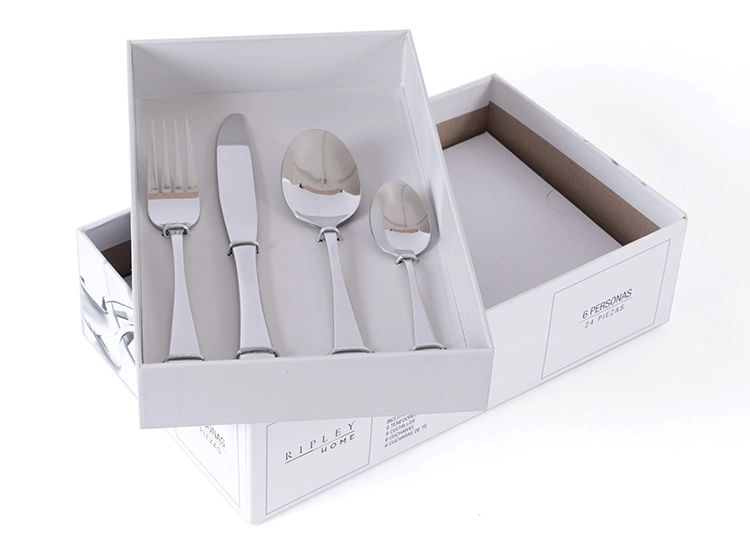 SET CUCHILLERÍA RIPLEY HOME PRAGA CARNE 24 PZS - 4