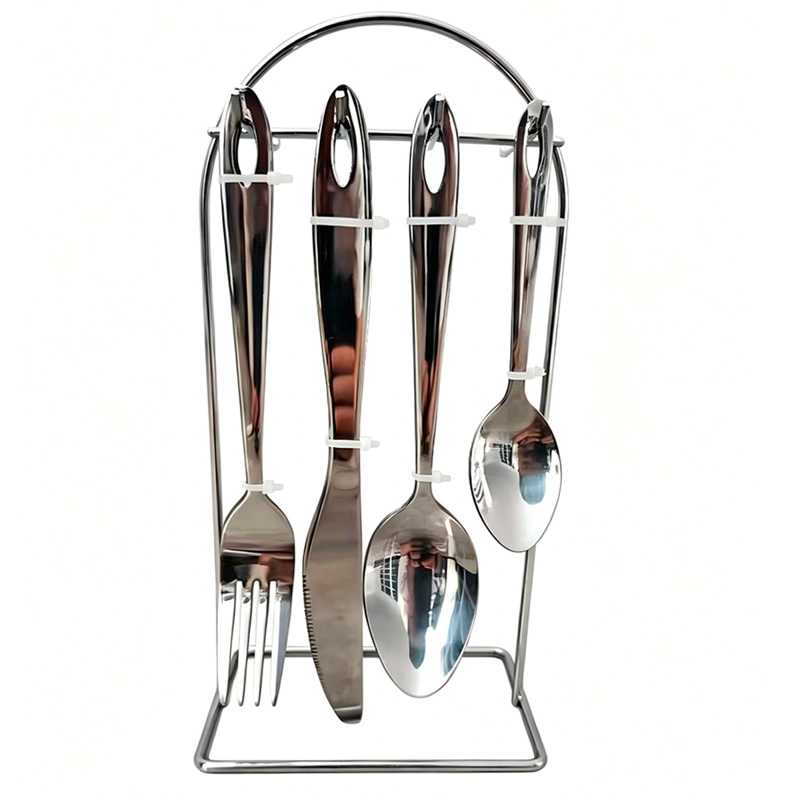 SET CUCHILLERIA RIPLEY HOME BASIC RACK 24 PIEZAS - 1