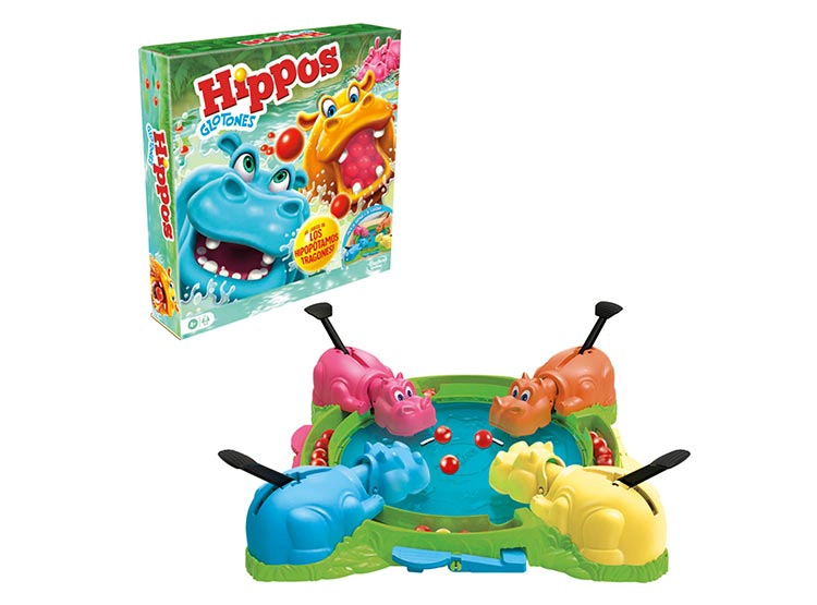 JUEGO DE MESA HASBRO GAMING HIPPOS GLOTONES - 2