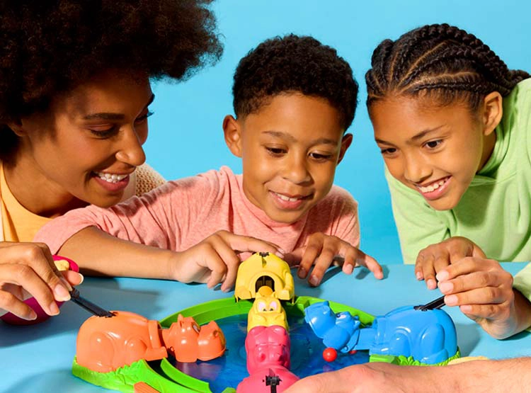 JUEGO DE MESA HASBRO GAMING HIPPOS GLOTONES - 12
