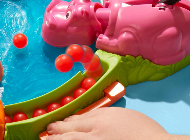JUEGO DE MESA HASBRO GAMING HIPPOS GLOTONES - 9