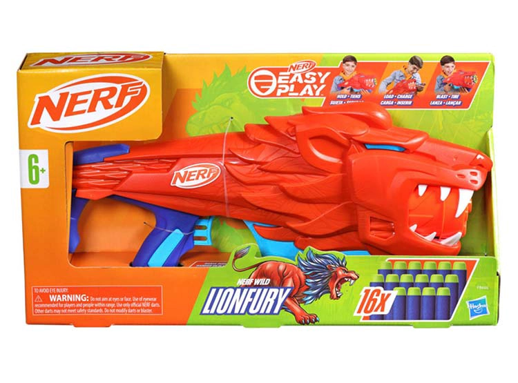 LANZADOR NERF JUNIOR WILD LIONFURY - 16